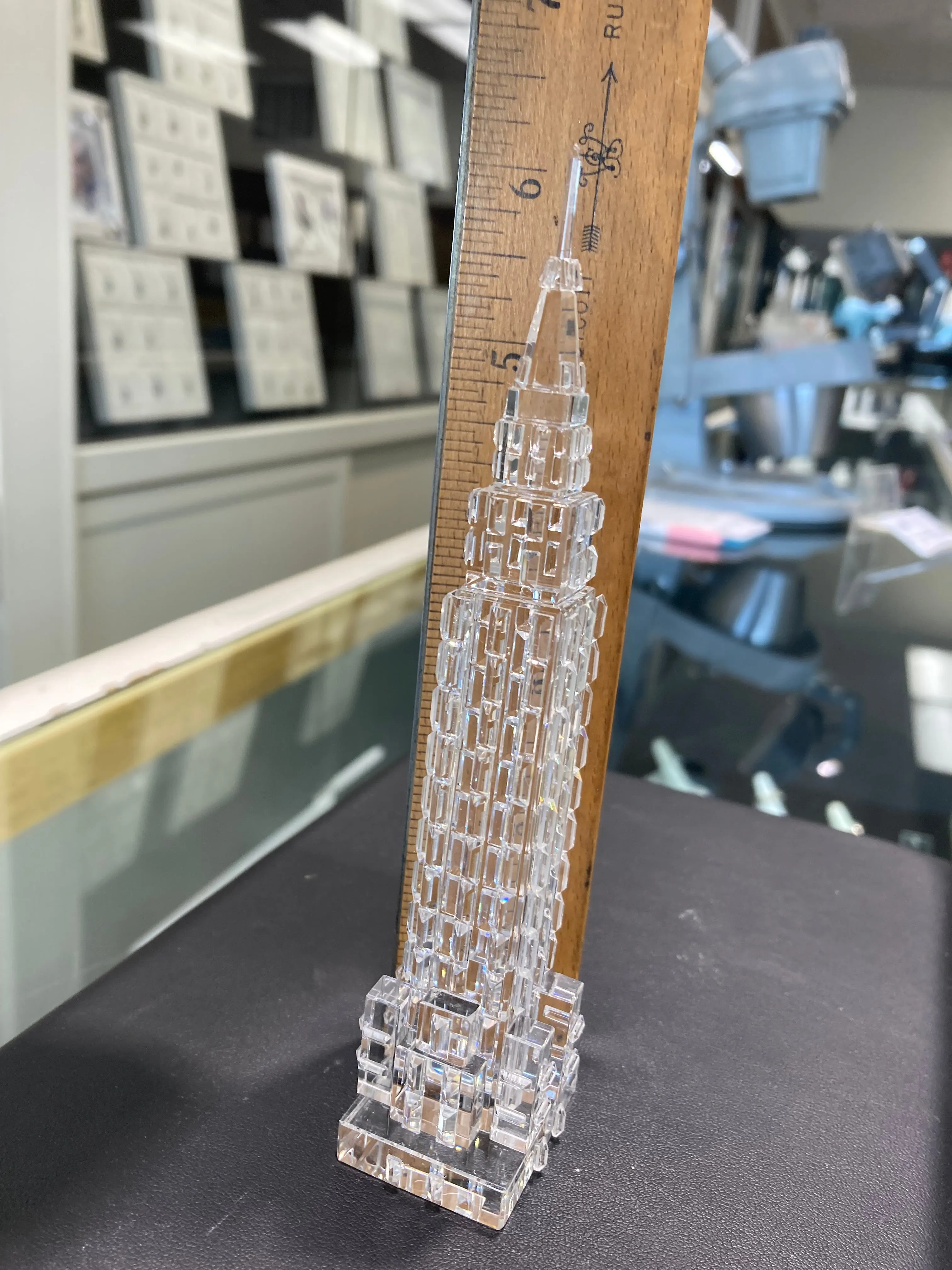 Empire State Building Crystal Figurine