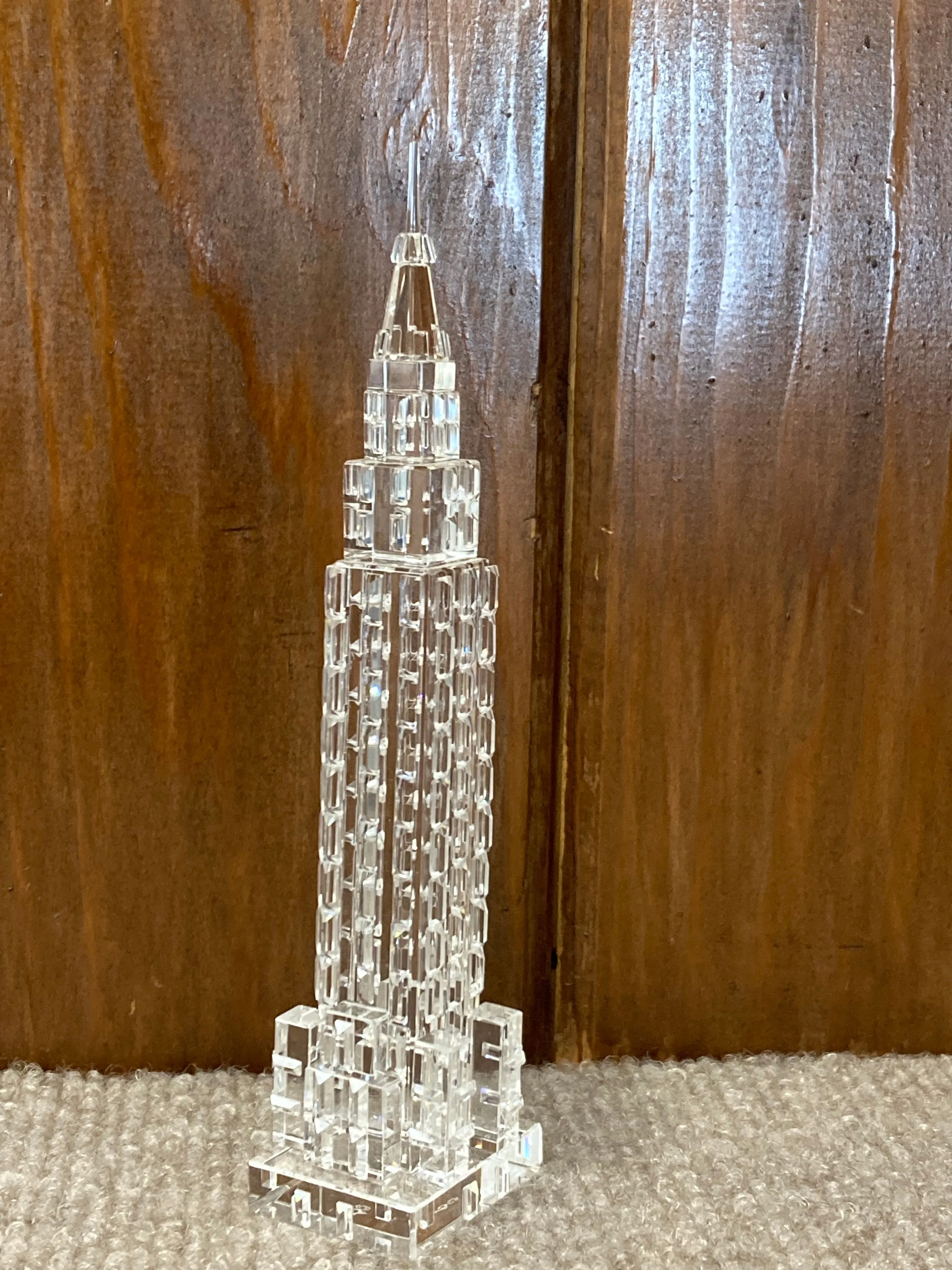 Empire State Building Crystal Figurine