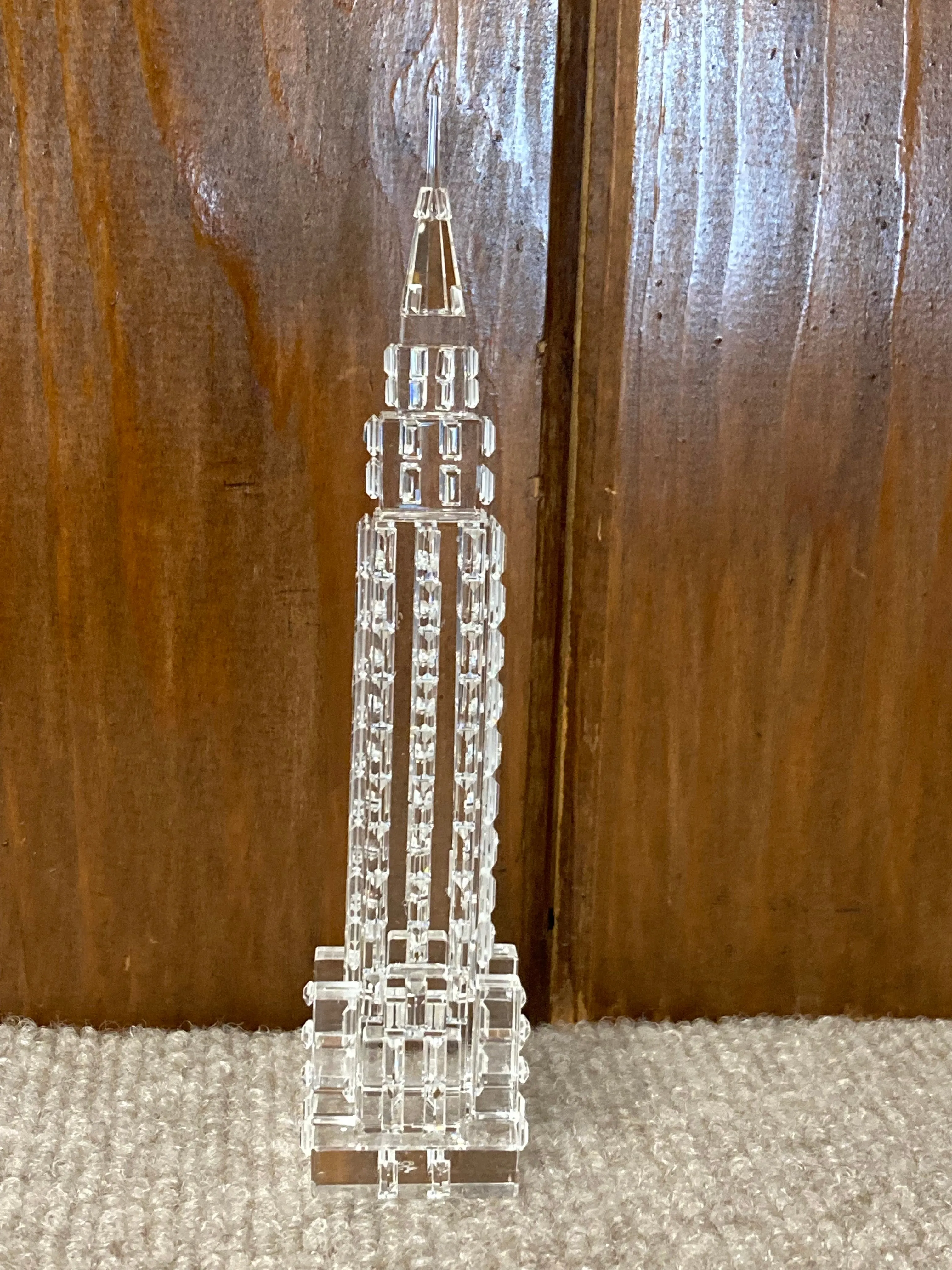 Empire State Building Crystal Figurine