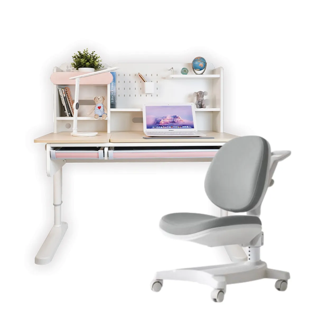 Ergo-Growing Kids Study Desk And Chair Set