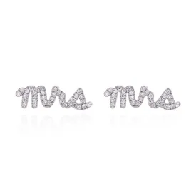 Ettie 'Mrs' Stud Earrings | 925 Sterling Silver