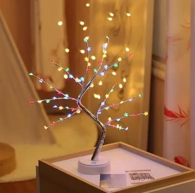 Fairy Decorative Tabletop Bonsai Led Tree Light Lantern Lamp