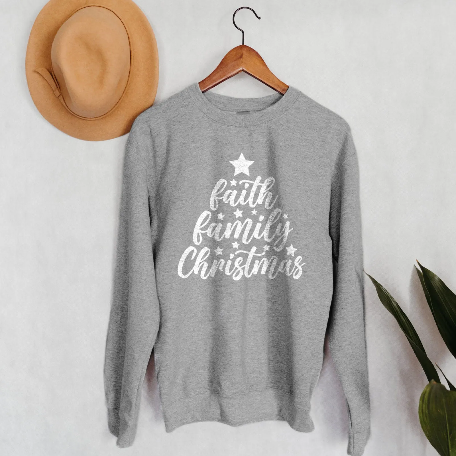 Faith Family Christmas Sweatshirt