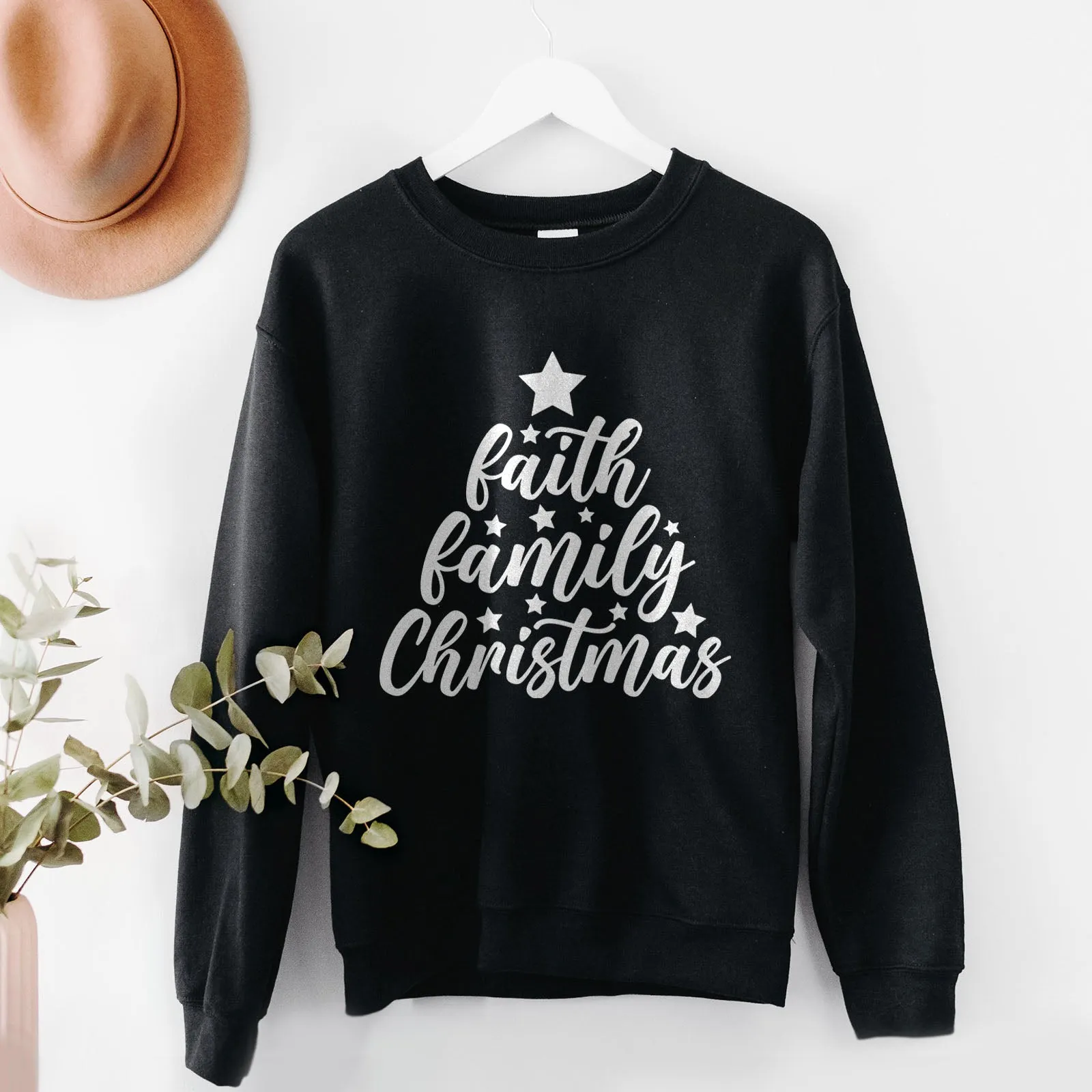 Faith Family Christmas Sweatshirt