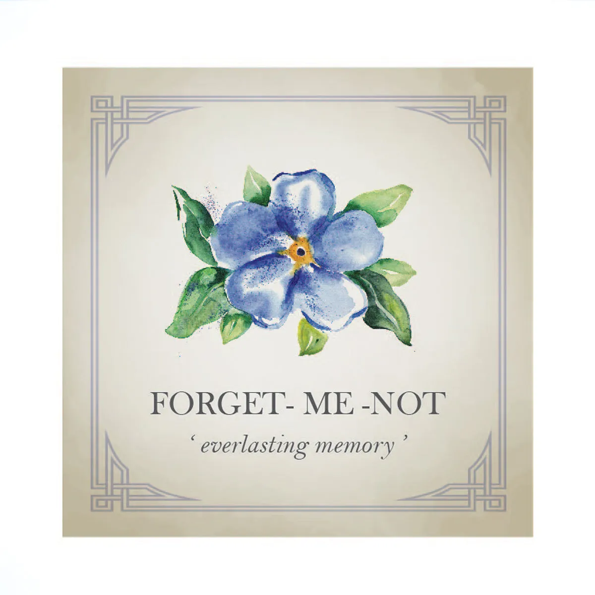Forget-Me-Not Wreath Silver & Recycled Gold Necklace