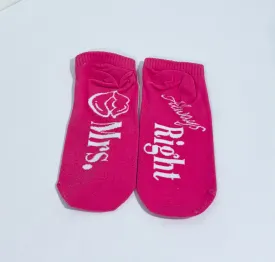 FUN SOCK -MRS RIGHT