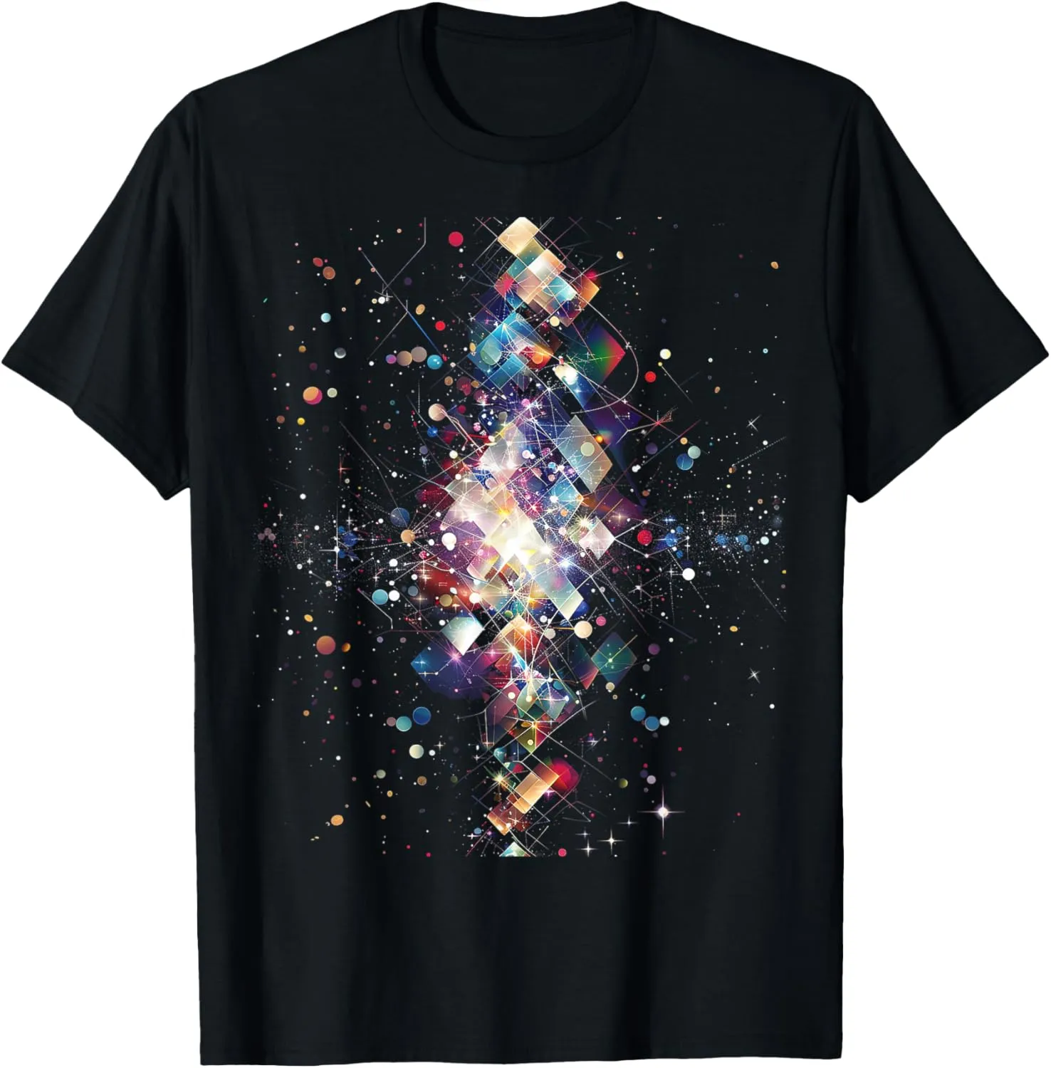 Galaxy Geometric Pattern T-Shirt