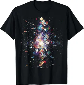 Galaxy Geometric Pattern T-Shirt