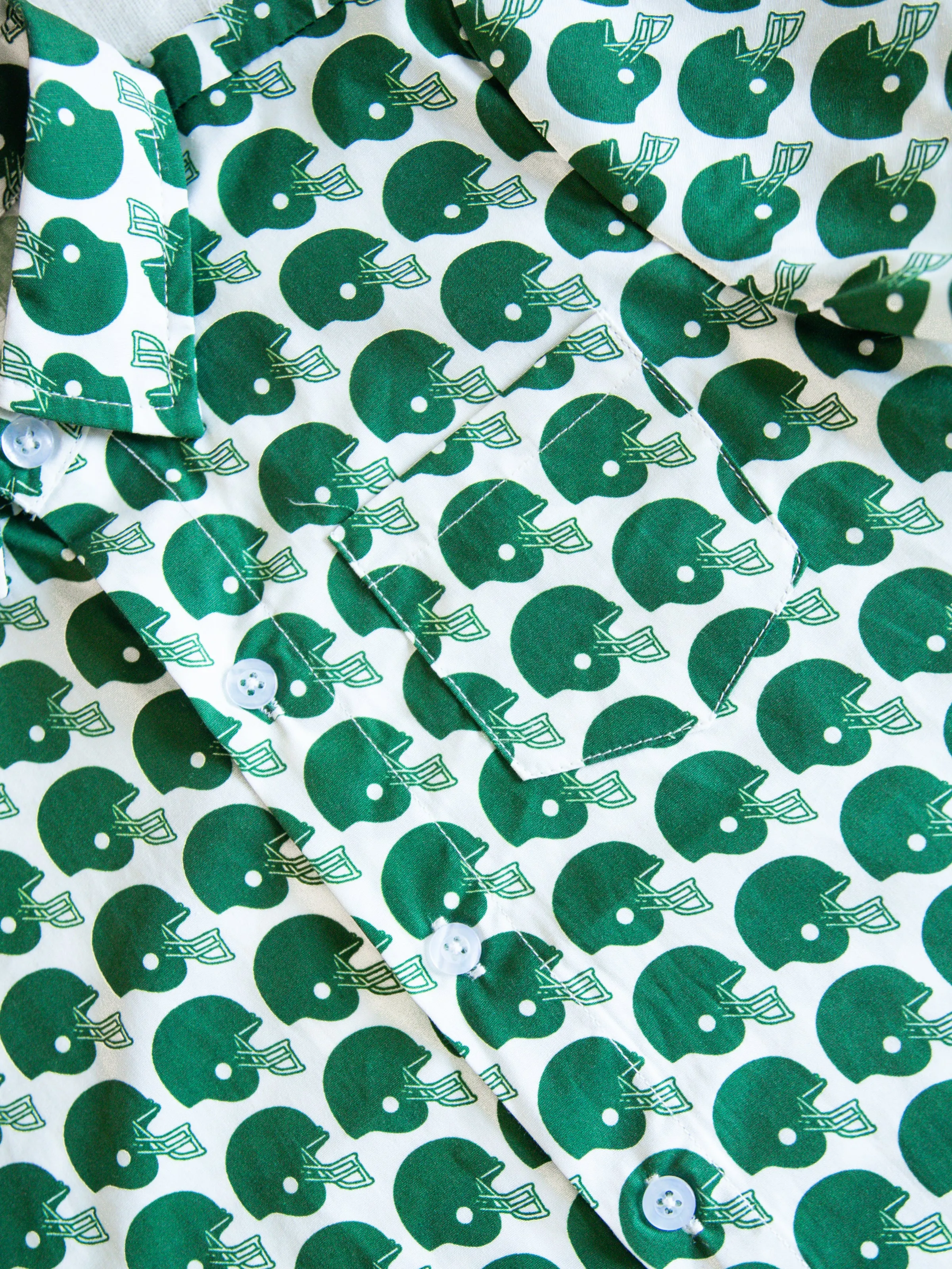 Gameday Button Up Shirt - Go Green