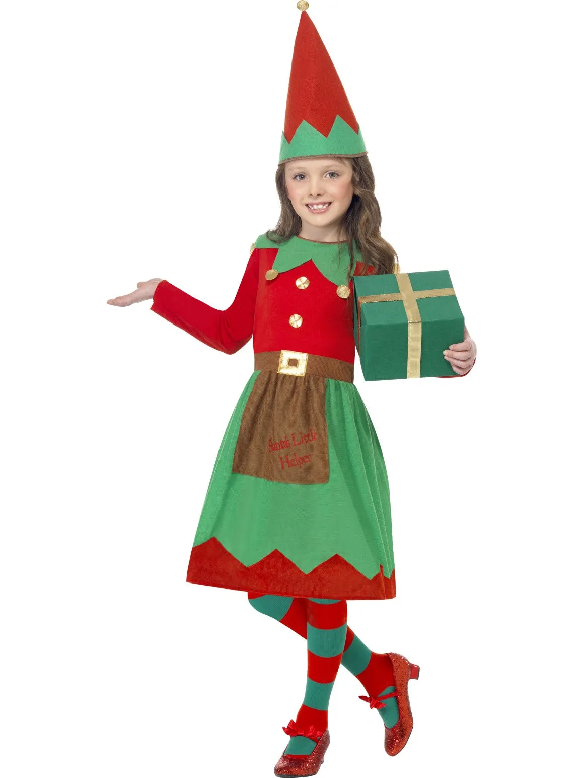 Girls Costume - Santas Little Helper
