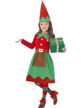 Girls Costume - Santas Little Helper