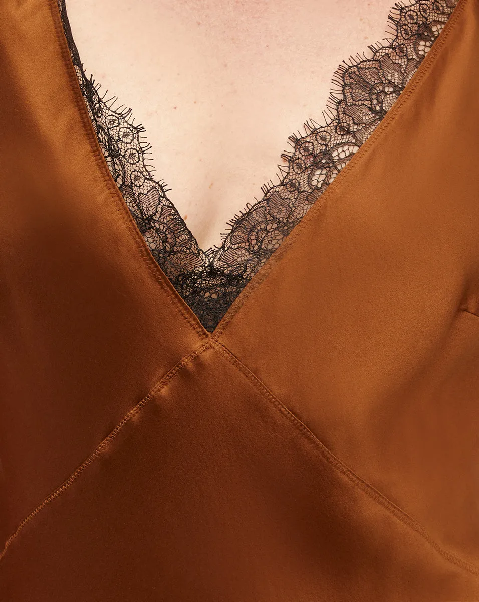 Hamina Stretch-Silk Charmeuse Dress