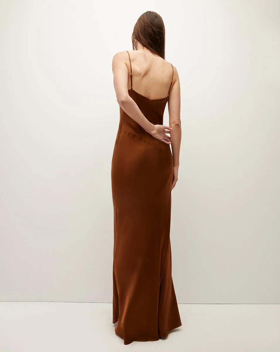 Hamina Stretch-Silk Charmeuse Dress