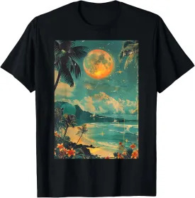 Hawaii Beach Travel Minimalist Graphic T-Shirt