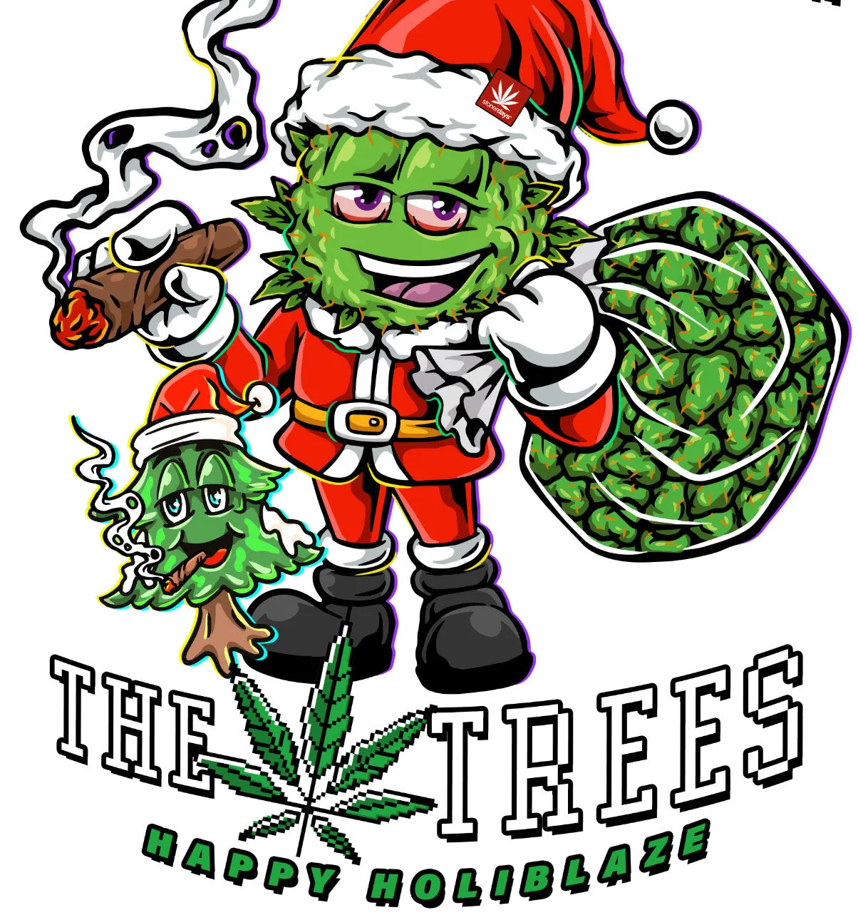 I'M HERE FOR THE TREES White Tee