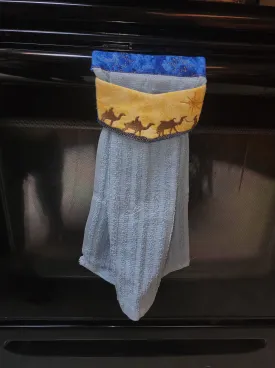 ITH North Star and Wise Men Stipple Towel Handle Topper