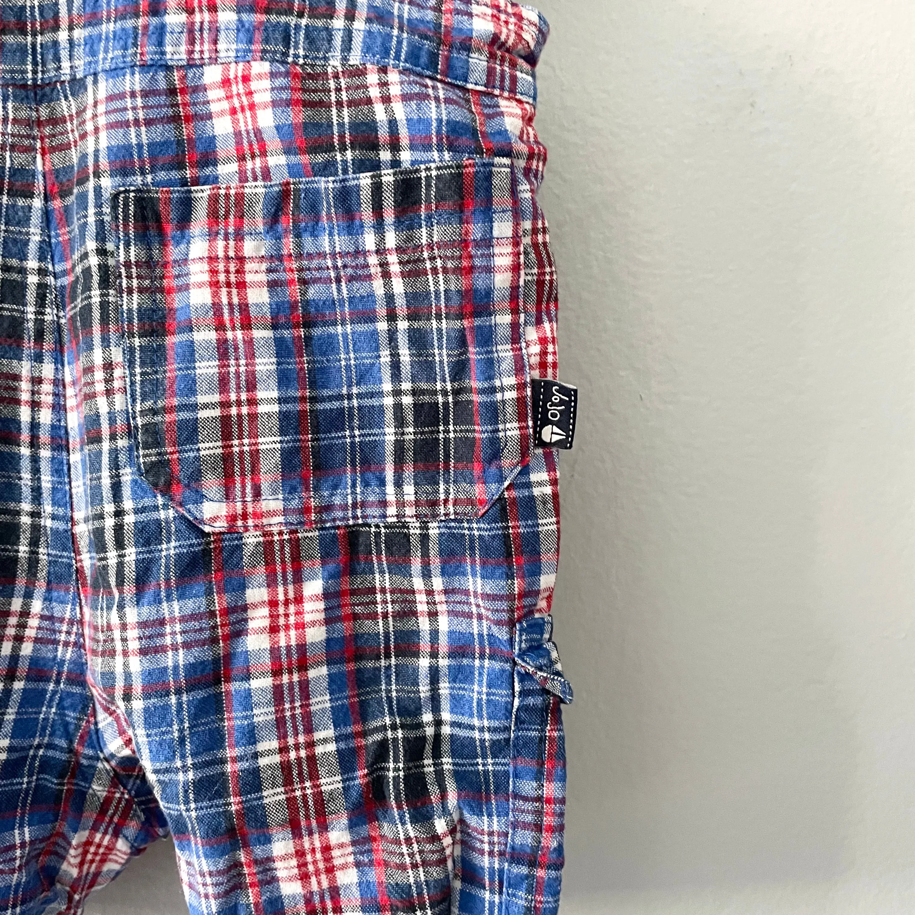 Jojo Maman Bebe / Polo onesie x overall set / 6-12M