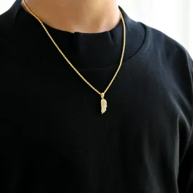 Kids Gold Angel Wing Pendant