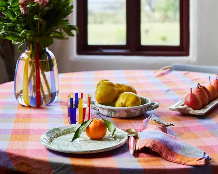 KIP & CO Linen Tablecloth 145 x 270cm TUTTI FRUTTI