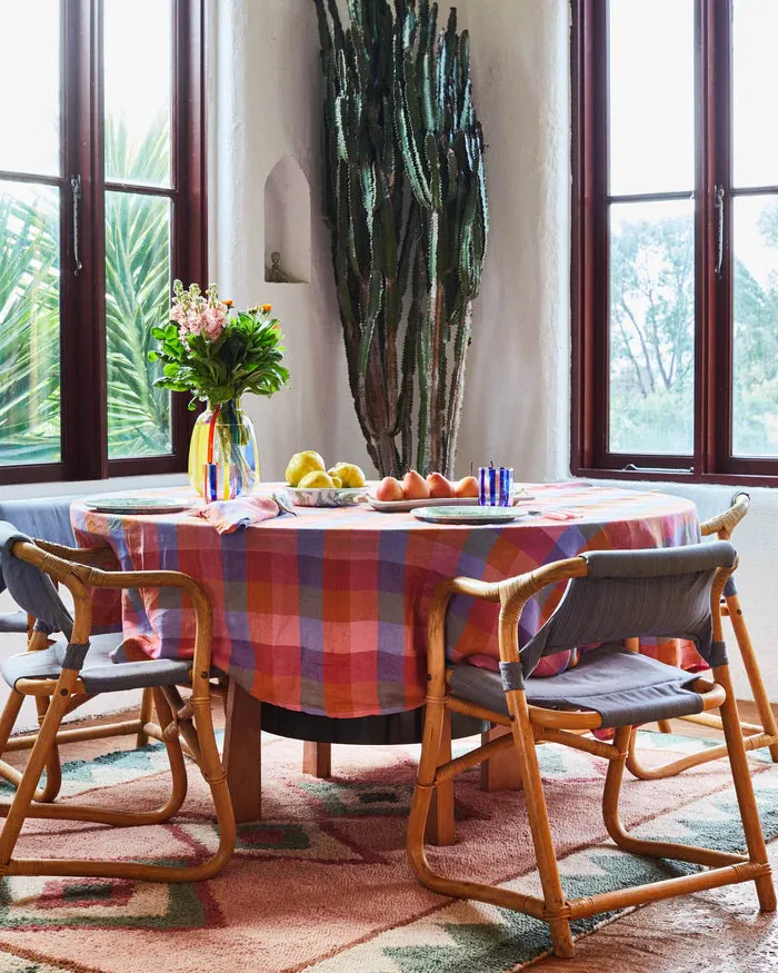 KIP & CO Linen Tablecloth 145 x 270cm TUTTI FRUTTI