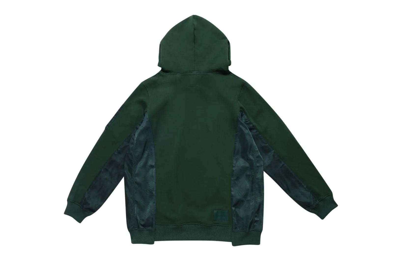 Logo Graphic Nylon-Trimmed Hoodie