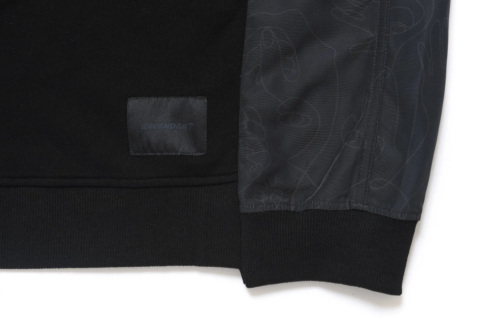 Logo Graphic Nylon-Trimmed Hoodie