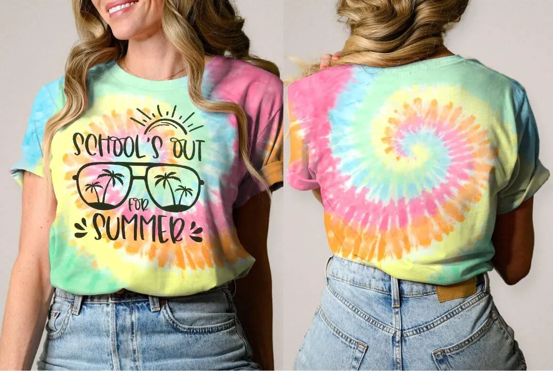 LUKYCILD Last Day of School Teacher ShirtWomen School Out for Summer Shirt Casual Short Sleeve Teacher Appreciation Gifts