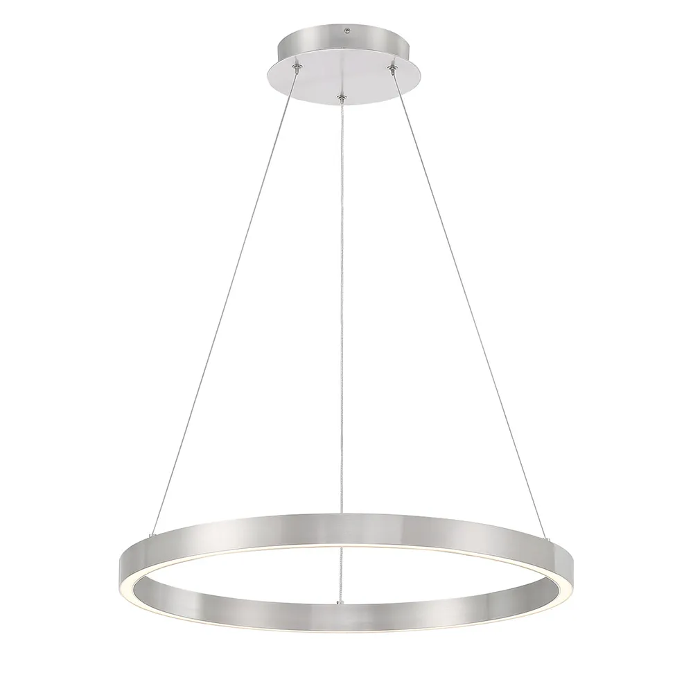 Lunar LED Pendant - Small - Brushed Nickel