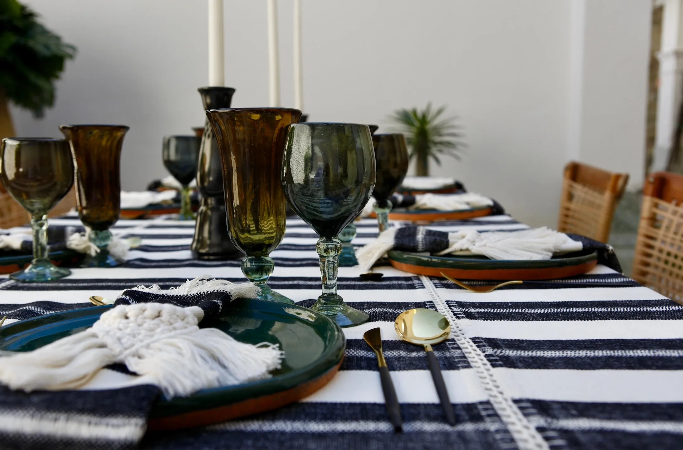 Mallorca Handwoven Tablecloth