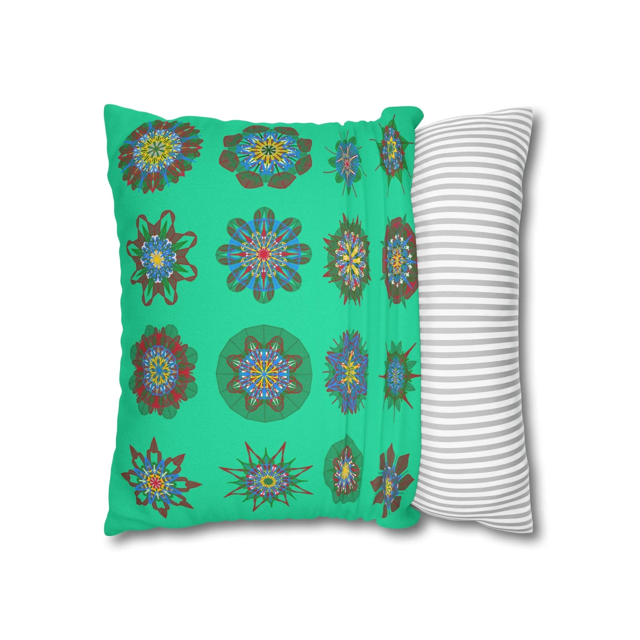 Mandala Art Christmas Bed Pillowcase - Handmade Design