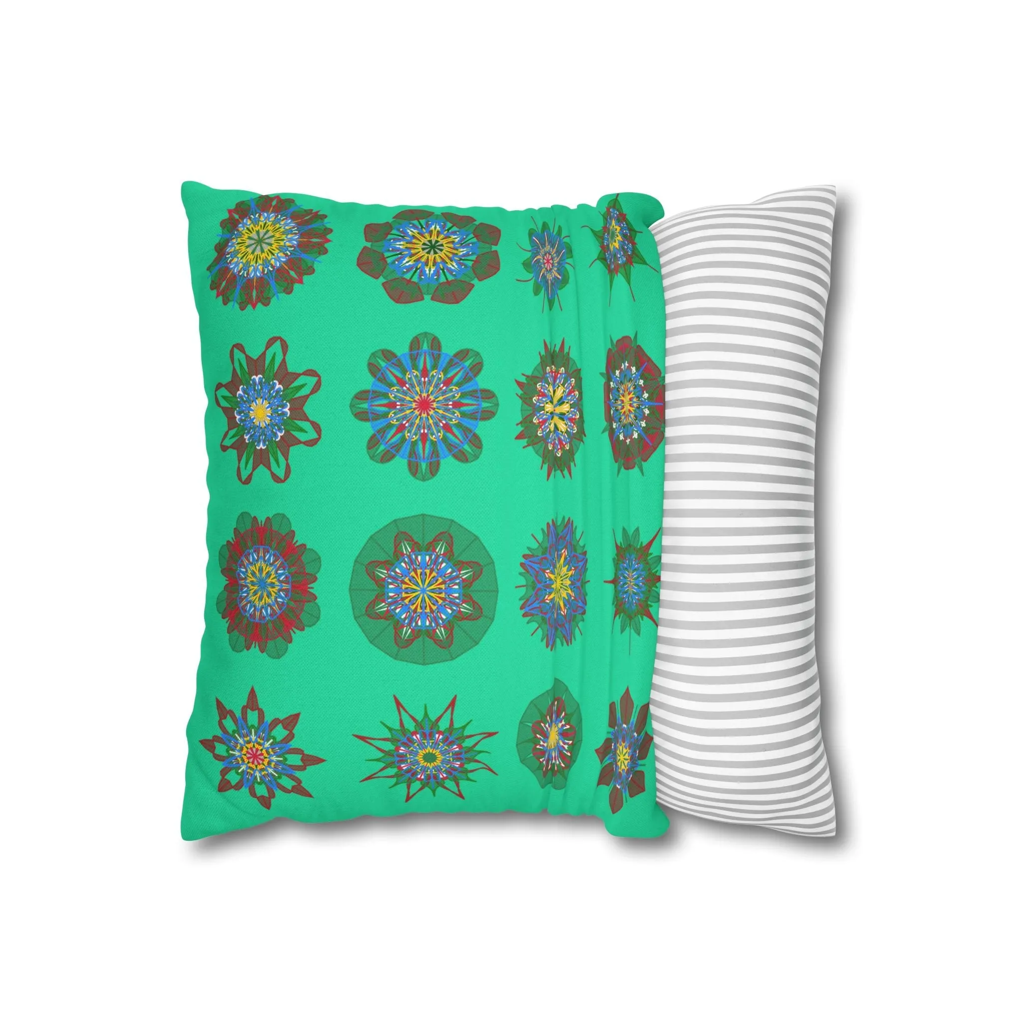 Mandala Art Christmas Bed Pillowcase - Handmade Design