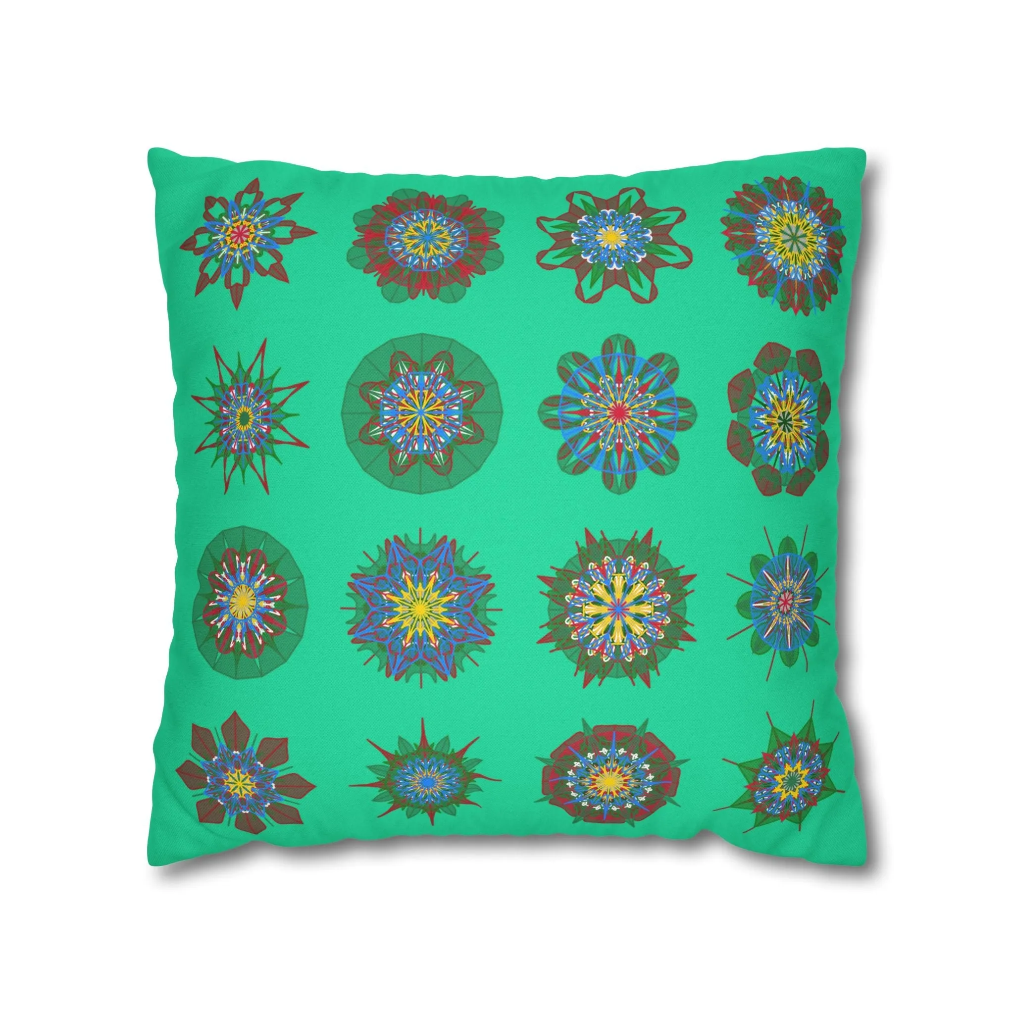 Mandala Art Christmas Bed Pillowcase - Handmade Design