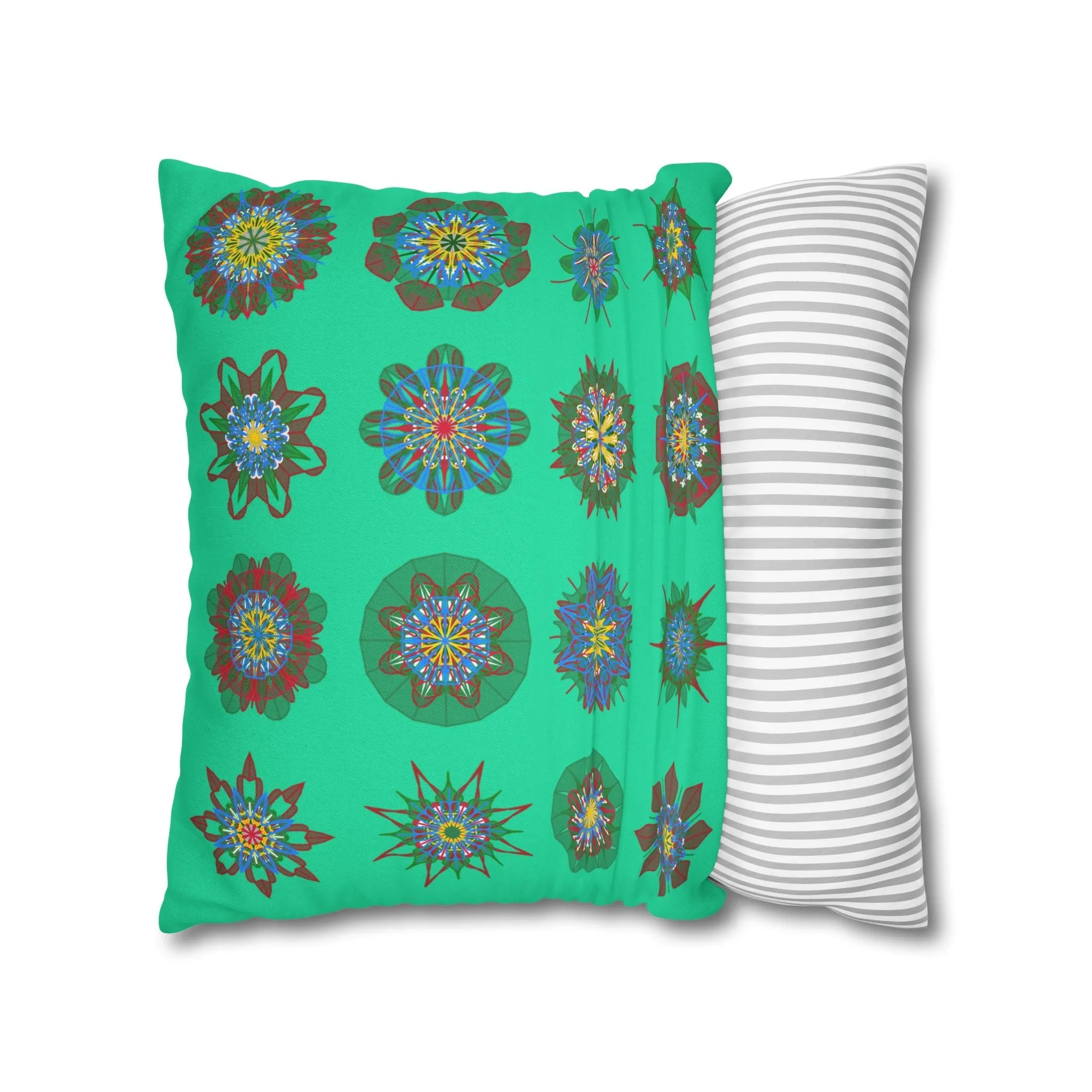 Mandala Art Christmas Bed Pillowcase - Handmade Design