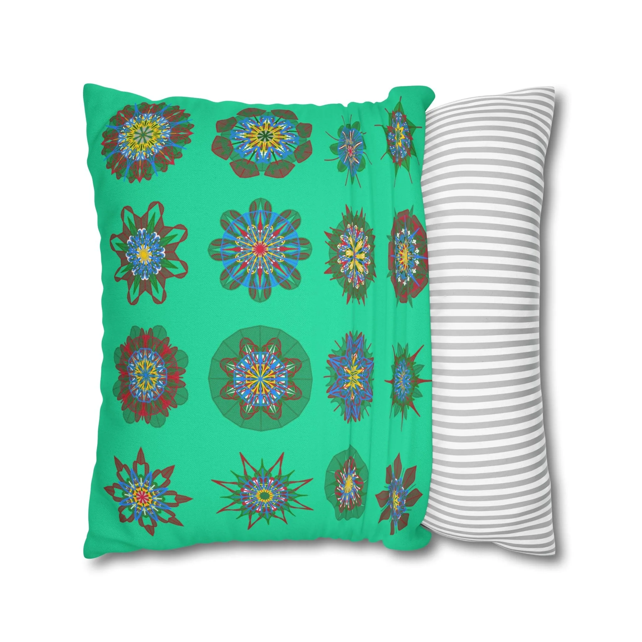 Mandala Art Christmas Bed Pillowcase - Handmade Design