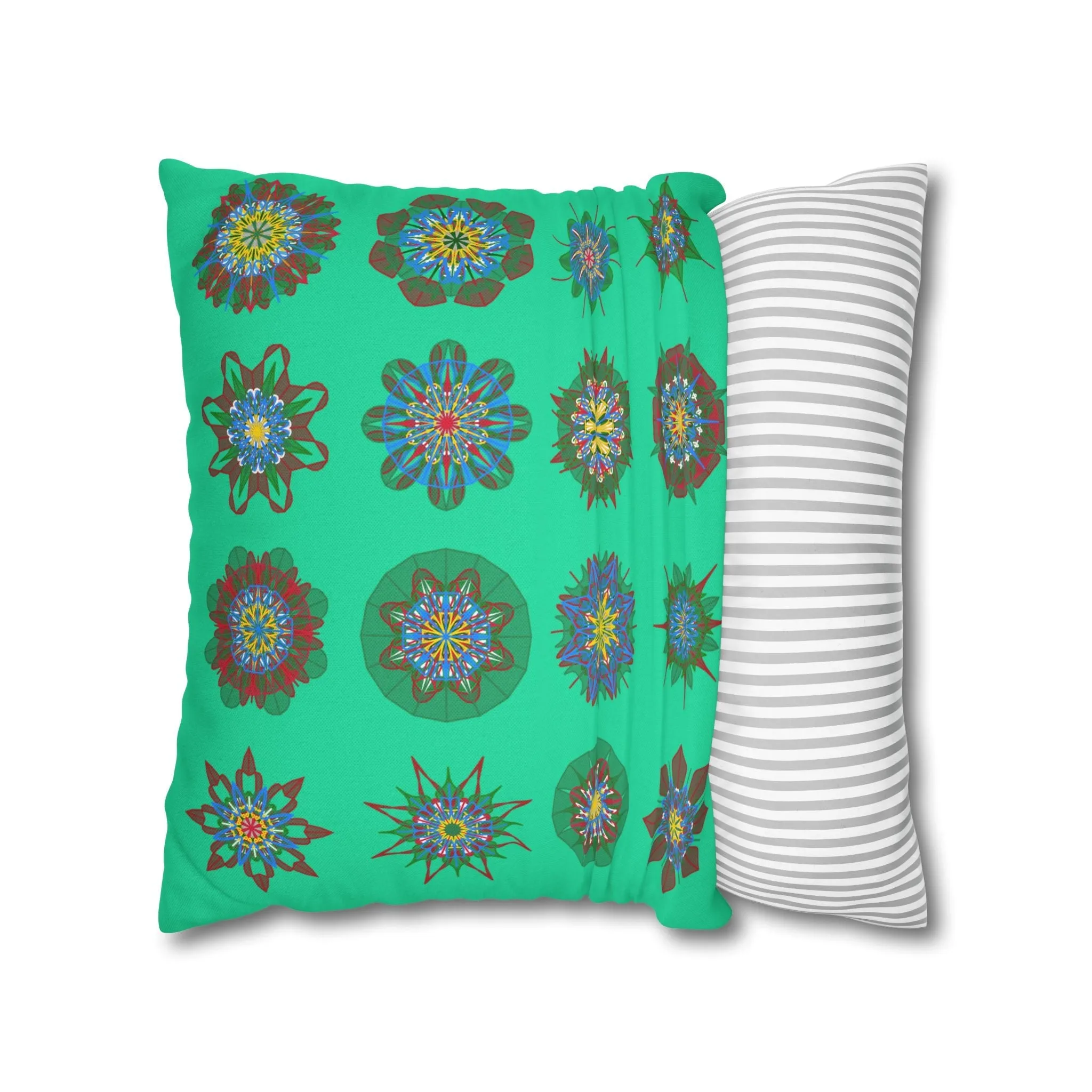 Mandala Art Christmas Bed Pillowcase - Handmade Design