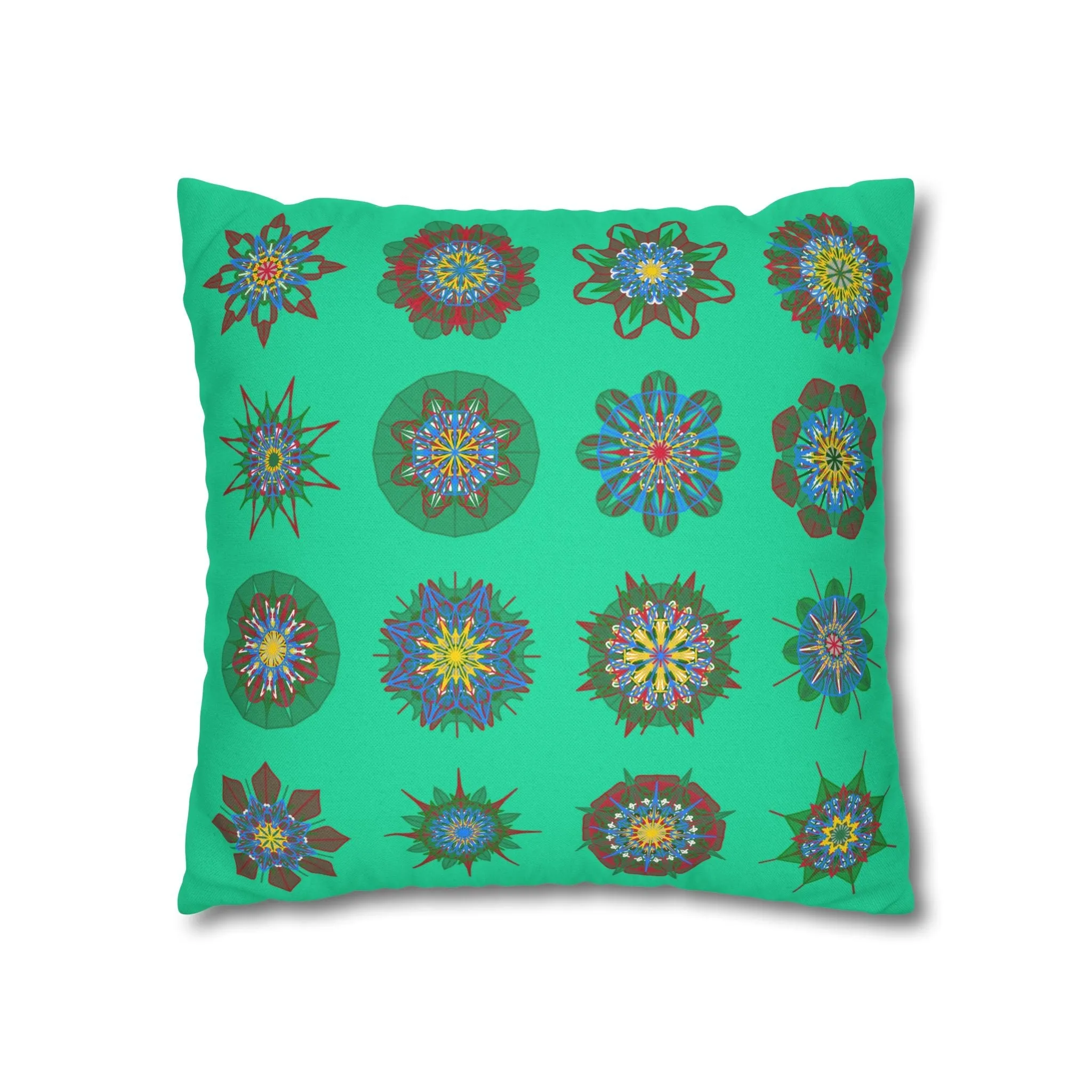 Mandala Art Christmas Bed Pillowcase - Handmade Design