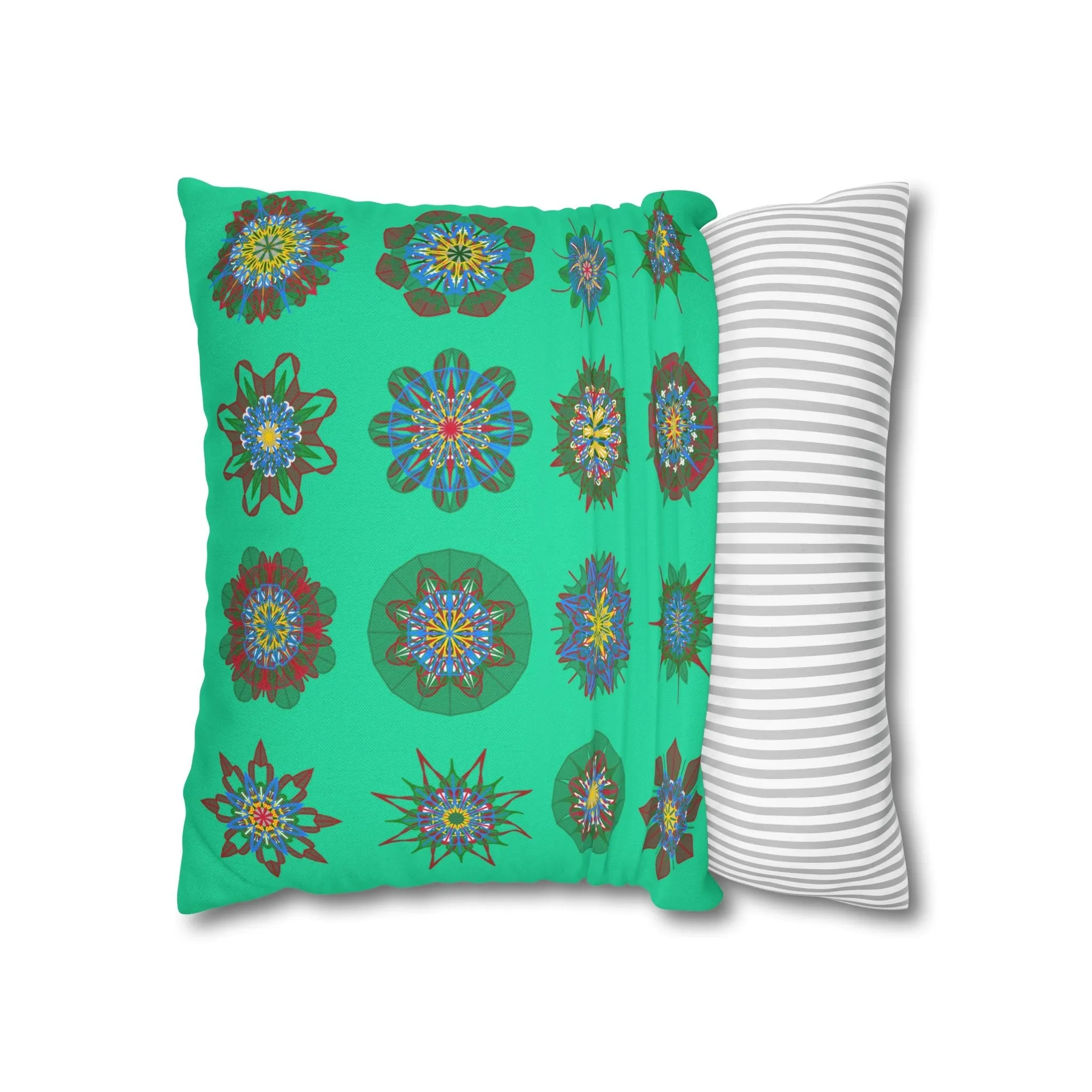 Mandala Art Christmas Bed Pillowcase - Handmade Design