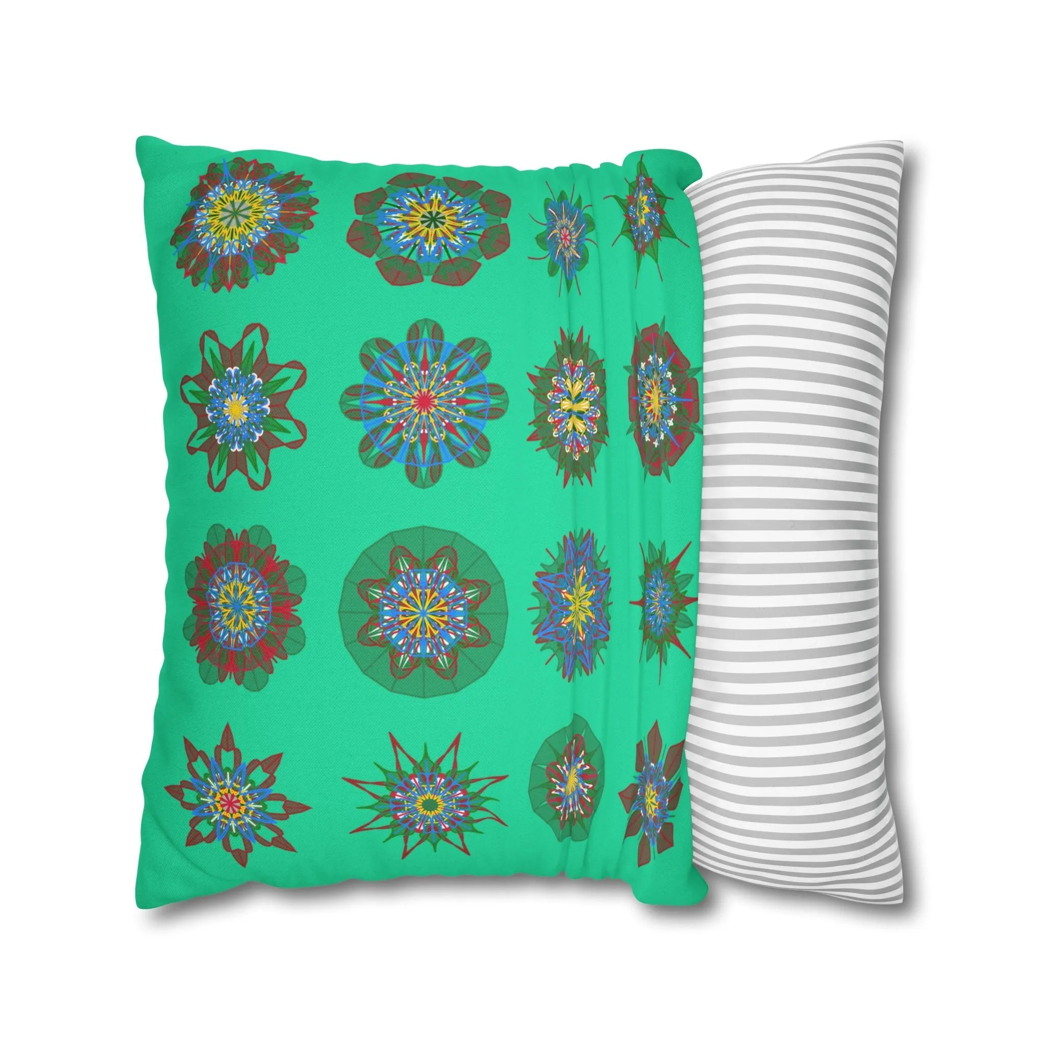 Mandala Art Christmas Bed Pillowcase - Handmade Design