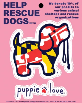 MARYLAND PUP DECAL