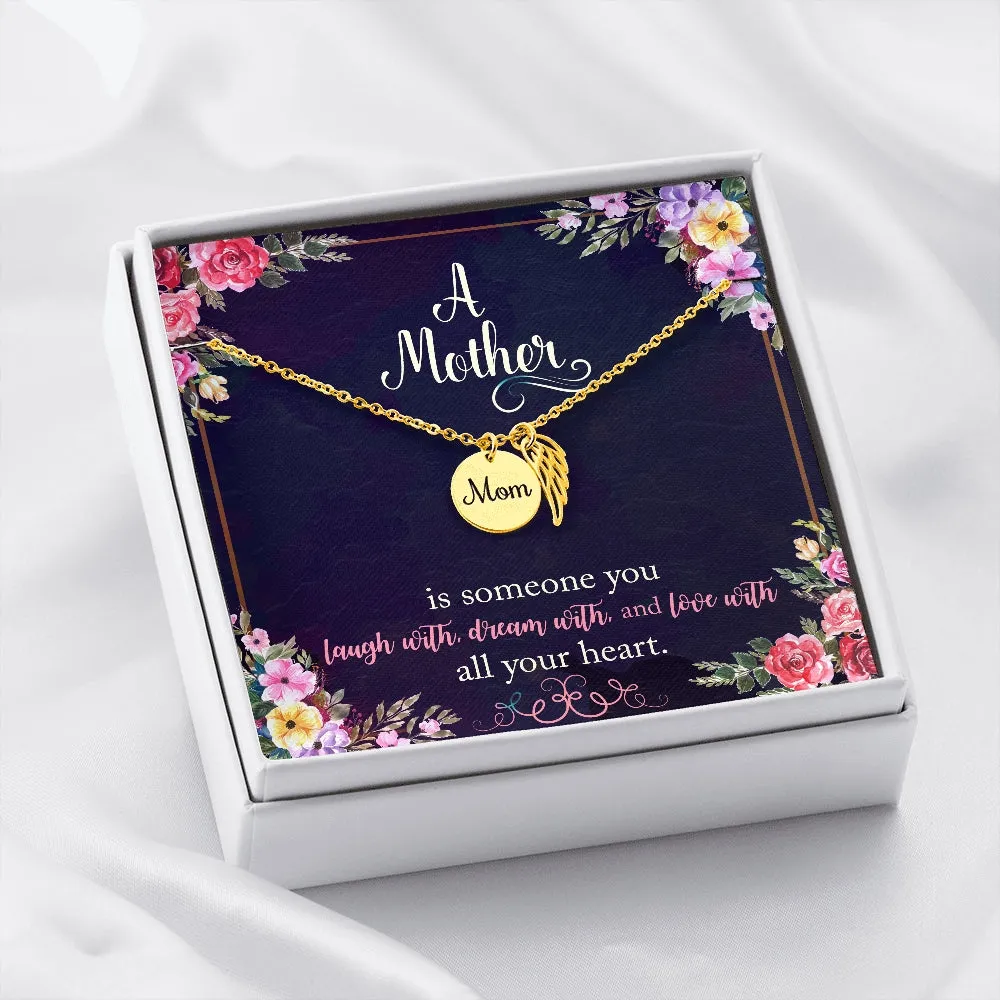 Memorial Gifts In Loving Memory Of Your Mom Remembrance Necklace Gift