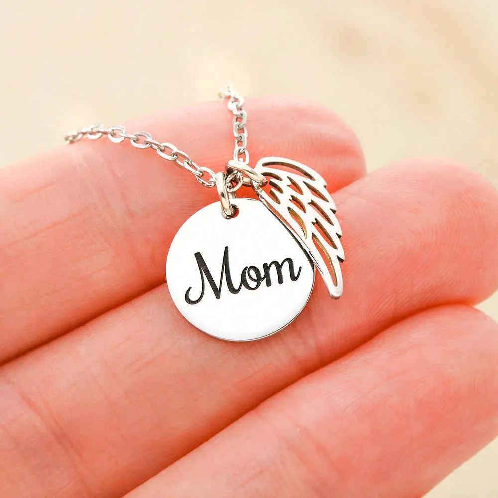 Memorial Gifts In Loving Memory Of Your Mom Remembrance Necklace Gift