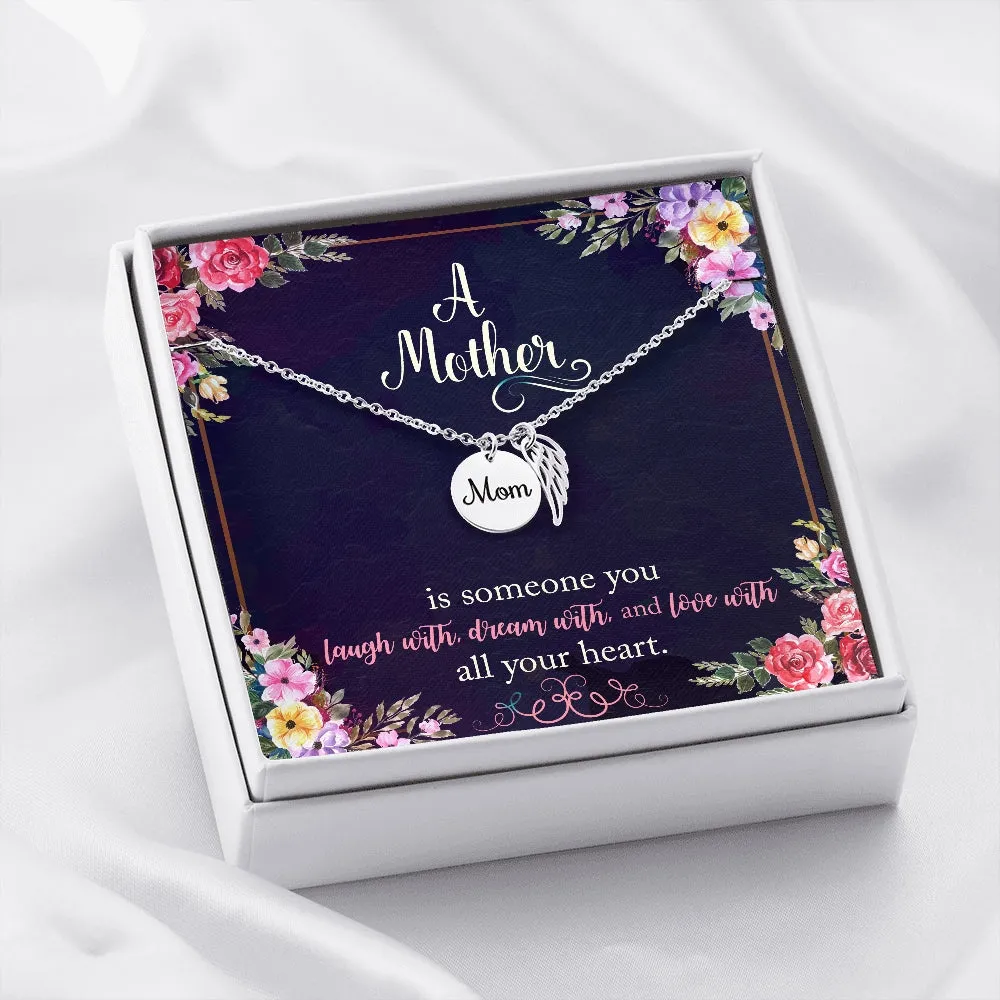 Memorial Gifts In Loving Memory Of Your Mom Remembrance Necklace Gift