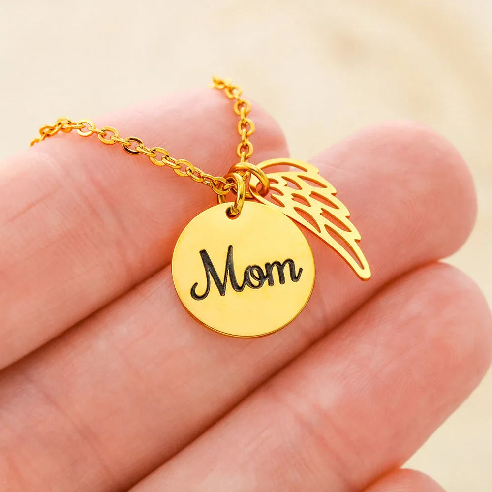 Memorial Gifts In Loving Memory Of Your Mom Remembrance Necklace Gift