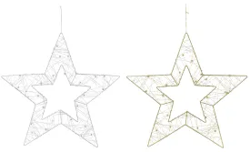 Metallic Silhouette Bead Star (40cm)