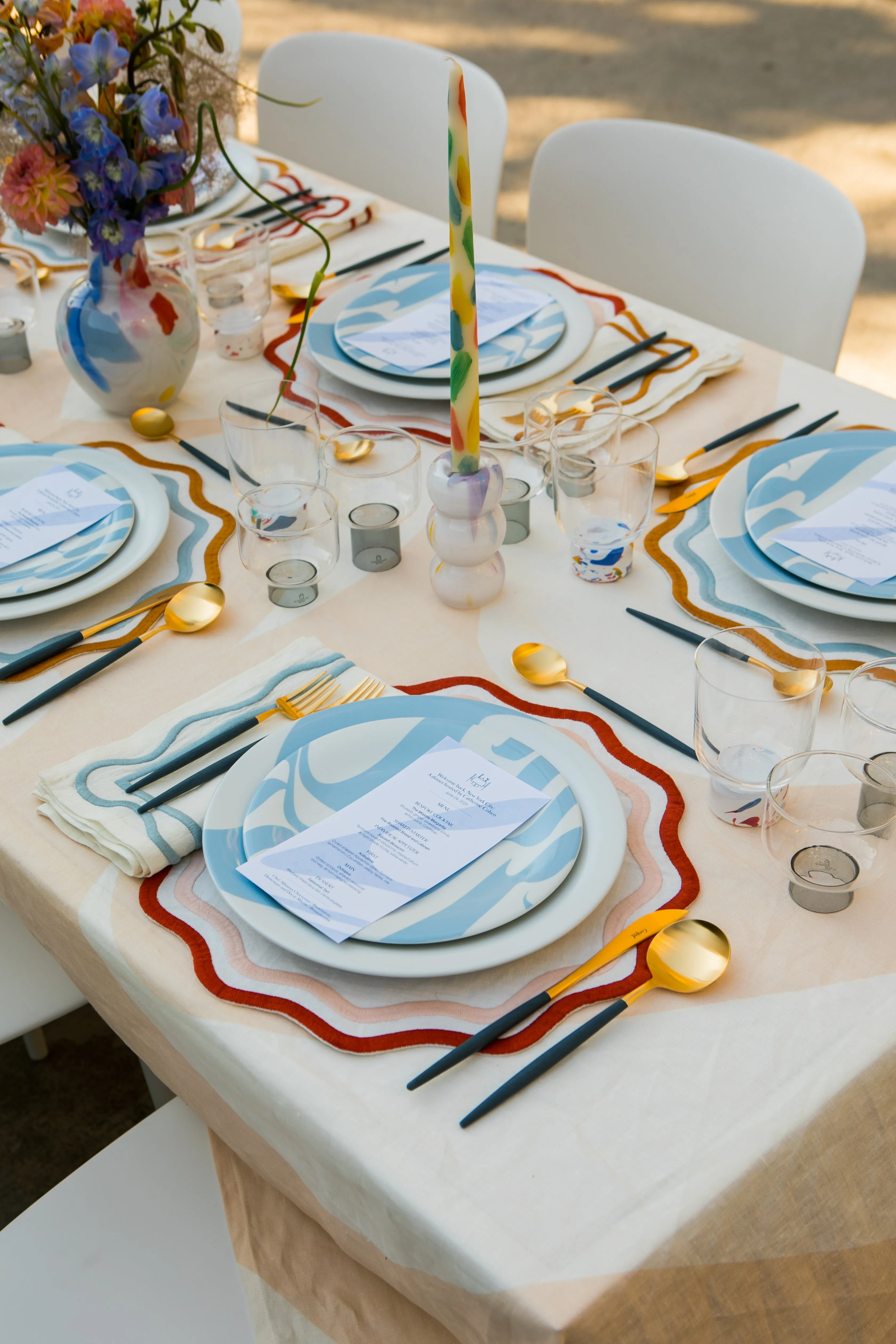 MISETTE Colorblock Tablecloth