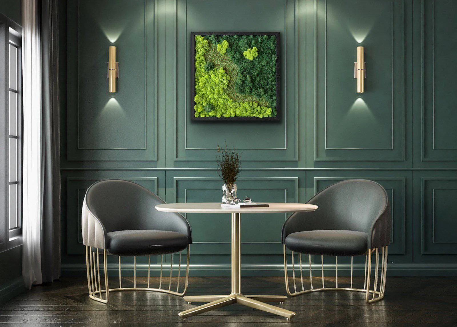 Mixed Moss Wall Art