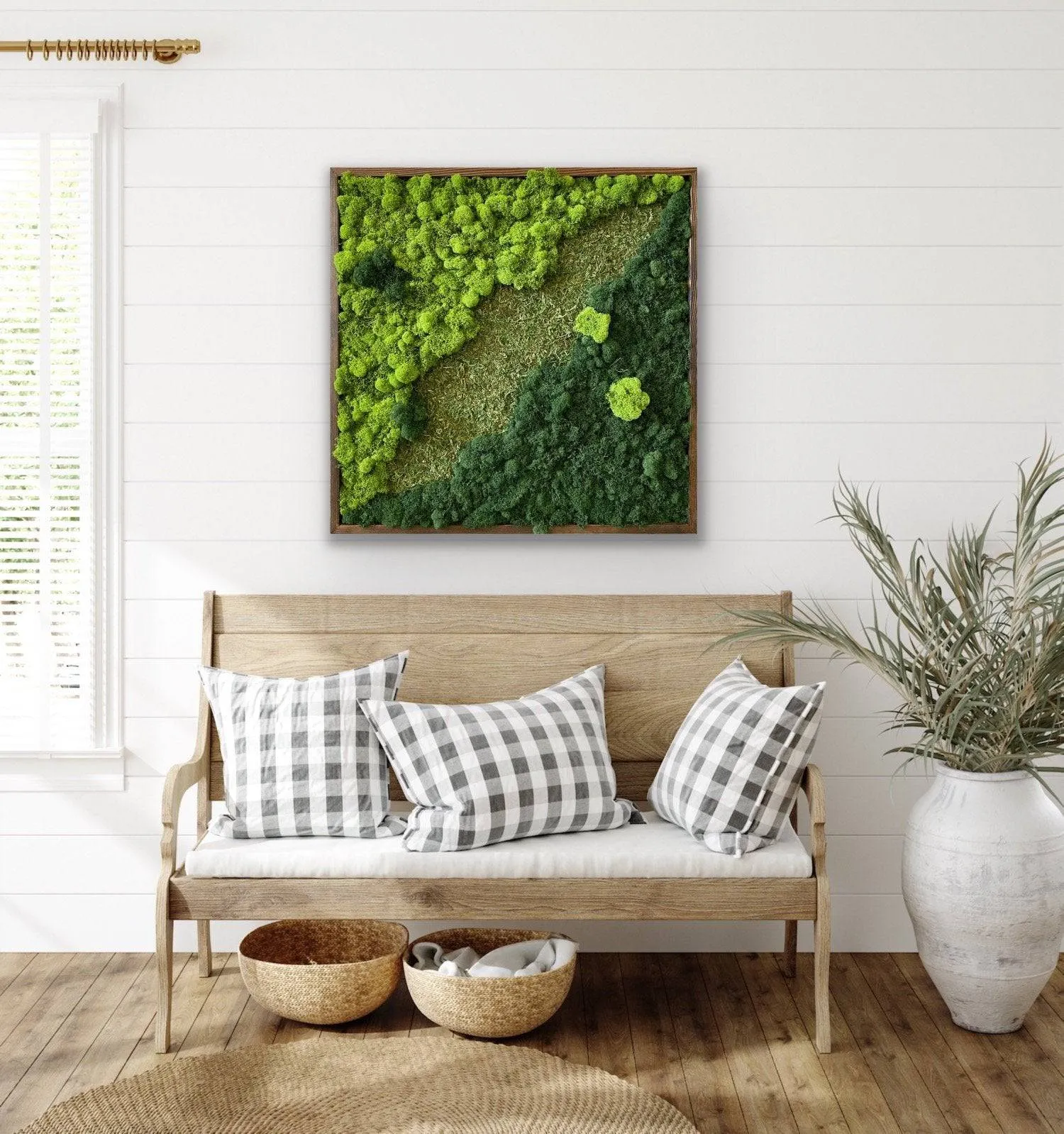 Mixed Moss Wall Art