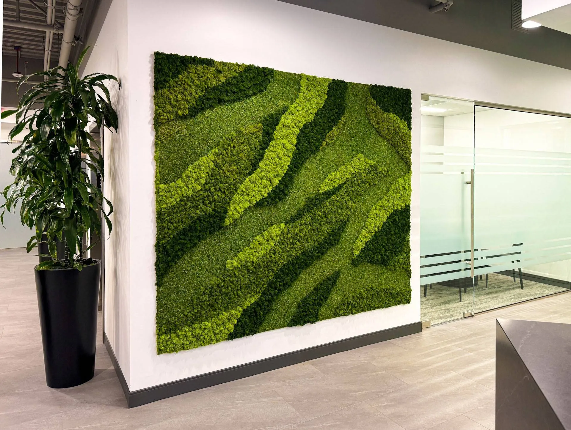 Mixed Moss Wall Art