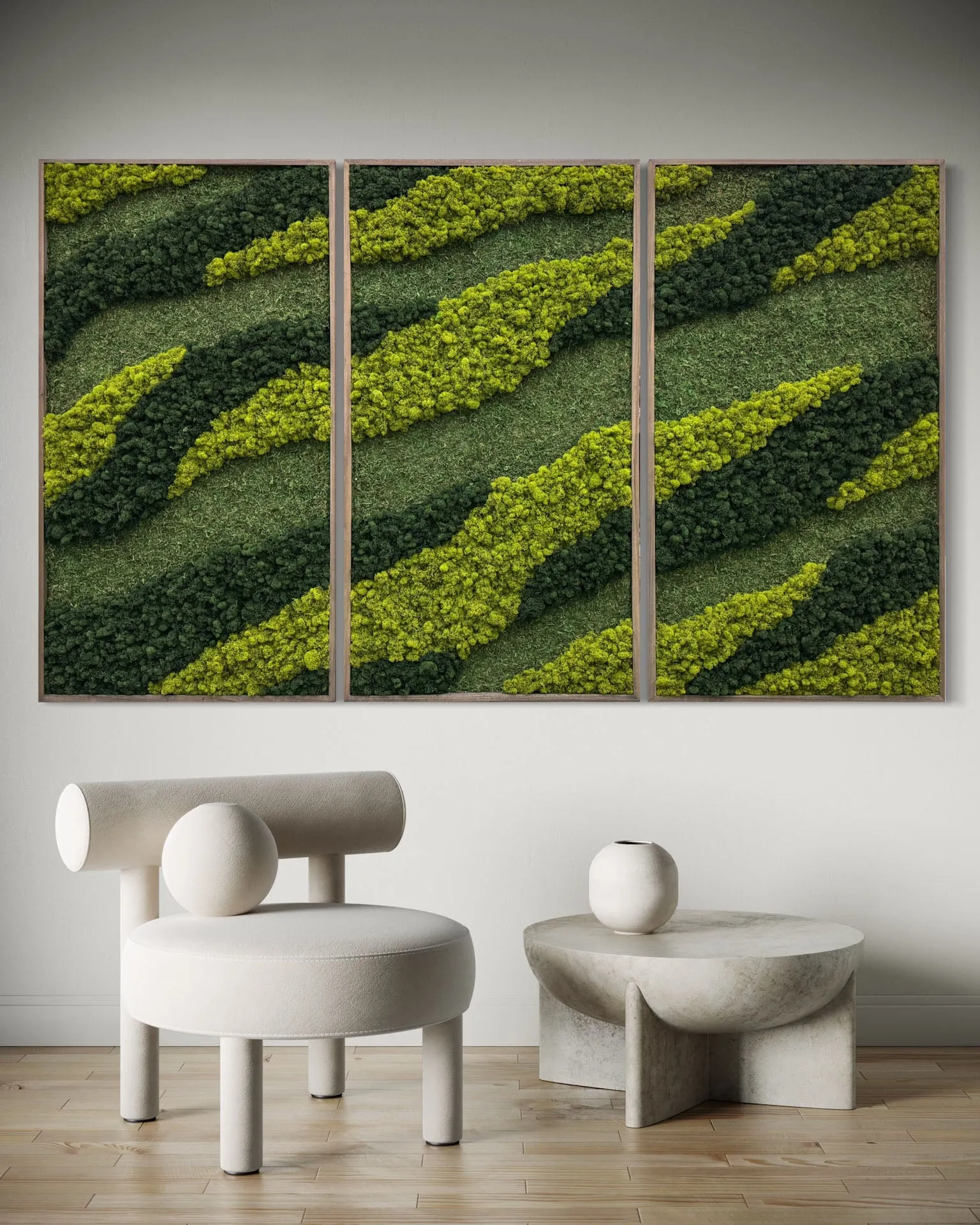 Mixed Moss Wall Art