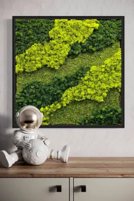 Mixed Moss Wall Art